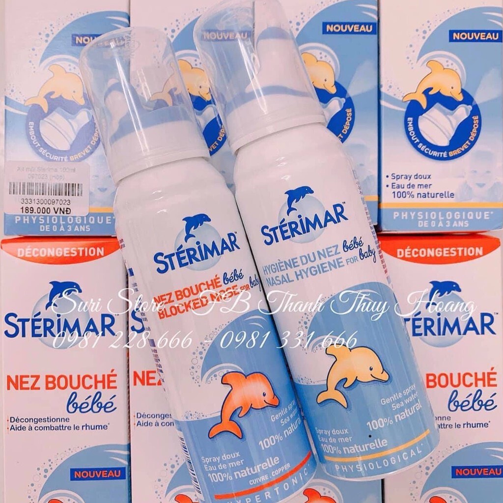 Xịt mũi kháng viêm Sterima  100ml