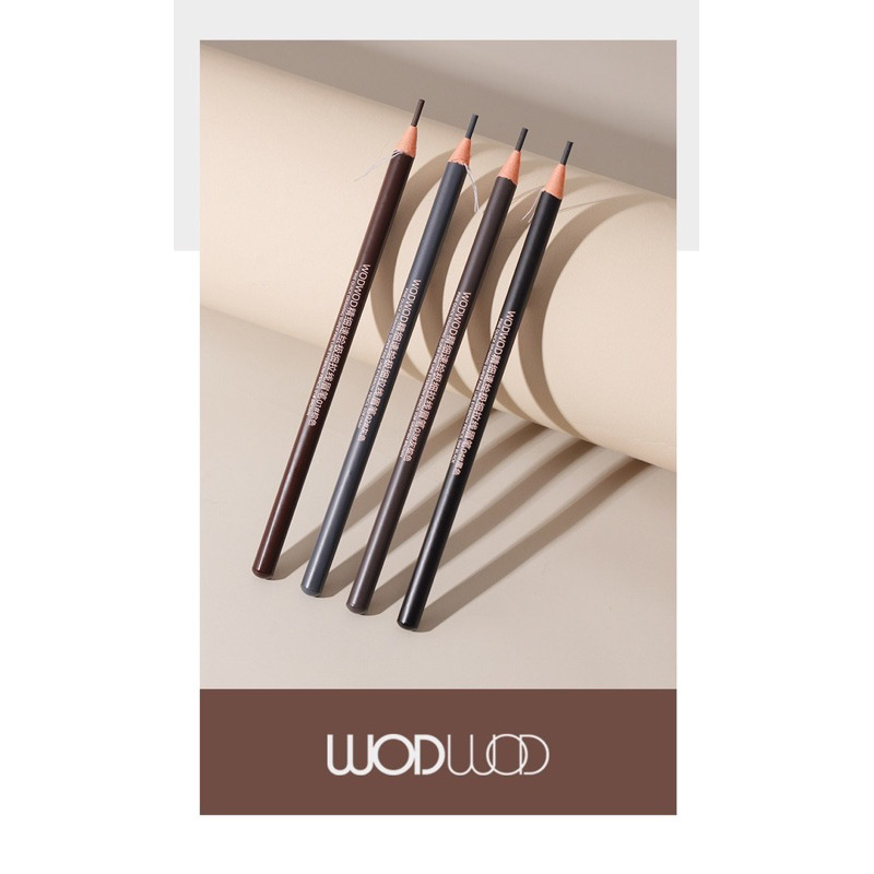 Chì xé kẻ mày Wodwod đầu cứng nét mảnh 2mm phẩy sợi
