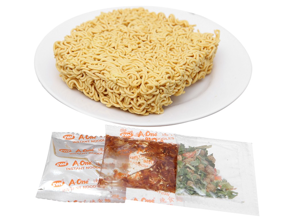 Thùng 30 gói mì xào A-One 85g