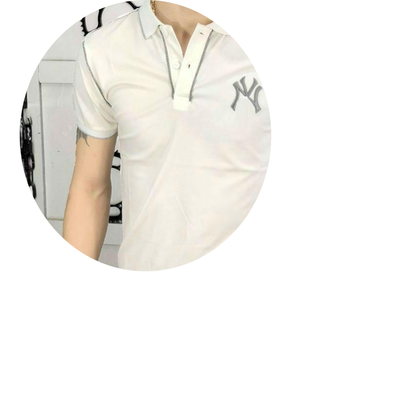 [HCM]ÁO THUN NAM CÓ CỔ SỌC CỔ VÀ TAY