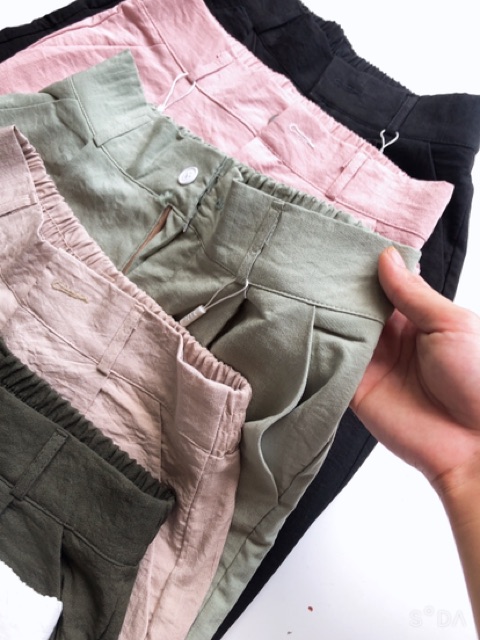Quần Culottes Nữ Cúc Khoá Kiểu Nhật Dáng Lỡ