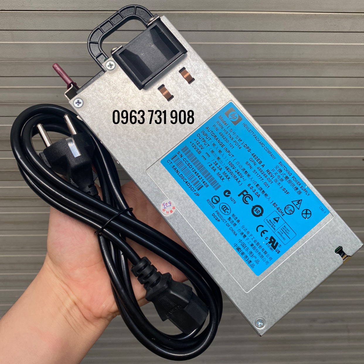 Bộ nguồn hp 460w server dl360 dl380 g6 g7-503296-b21 nguyên bản chính hãng
