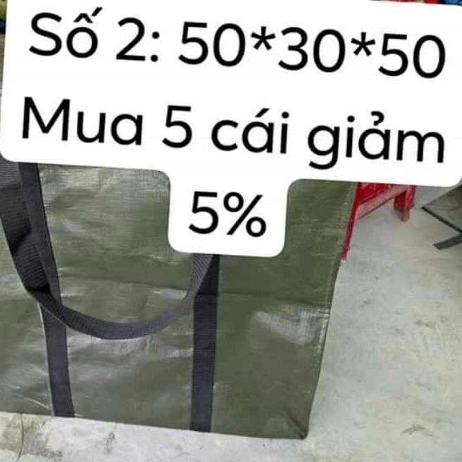 Túi xách bạt số 2: 48x28x48