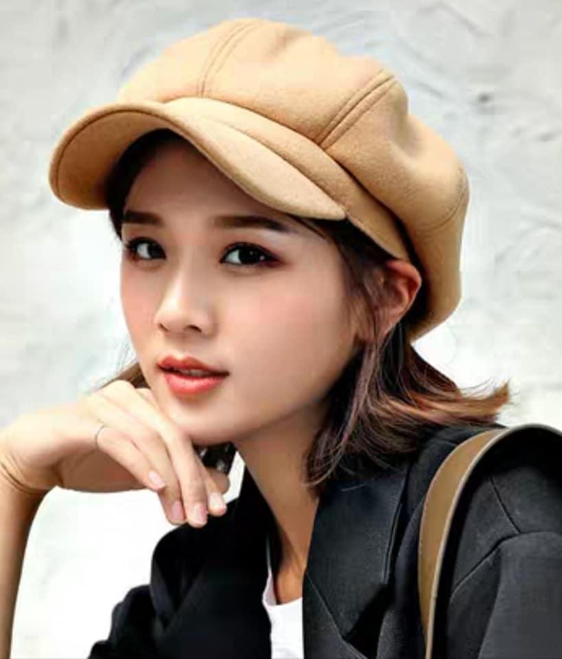 [HCM]NÓN BERET LƯỠI TRAI MŨ BERET THỜI TRANG HÀN QUỐC