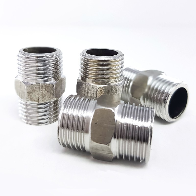 [Vật Tư Điện Nước]  Kép INOX Ren Ngoài 1/2 (15)