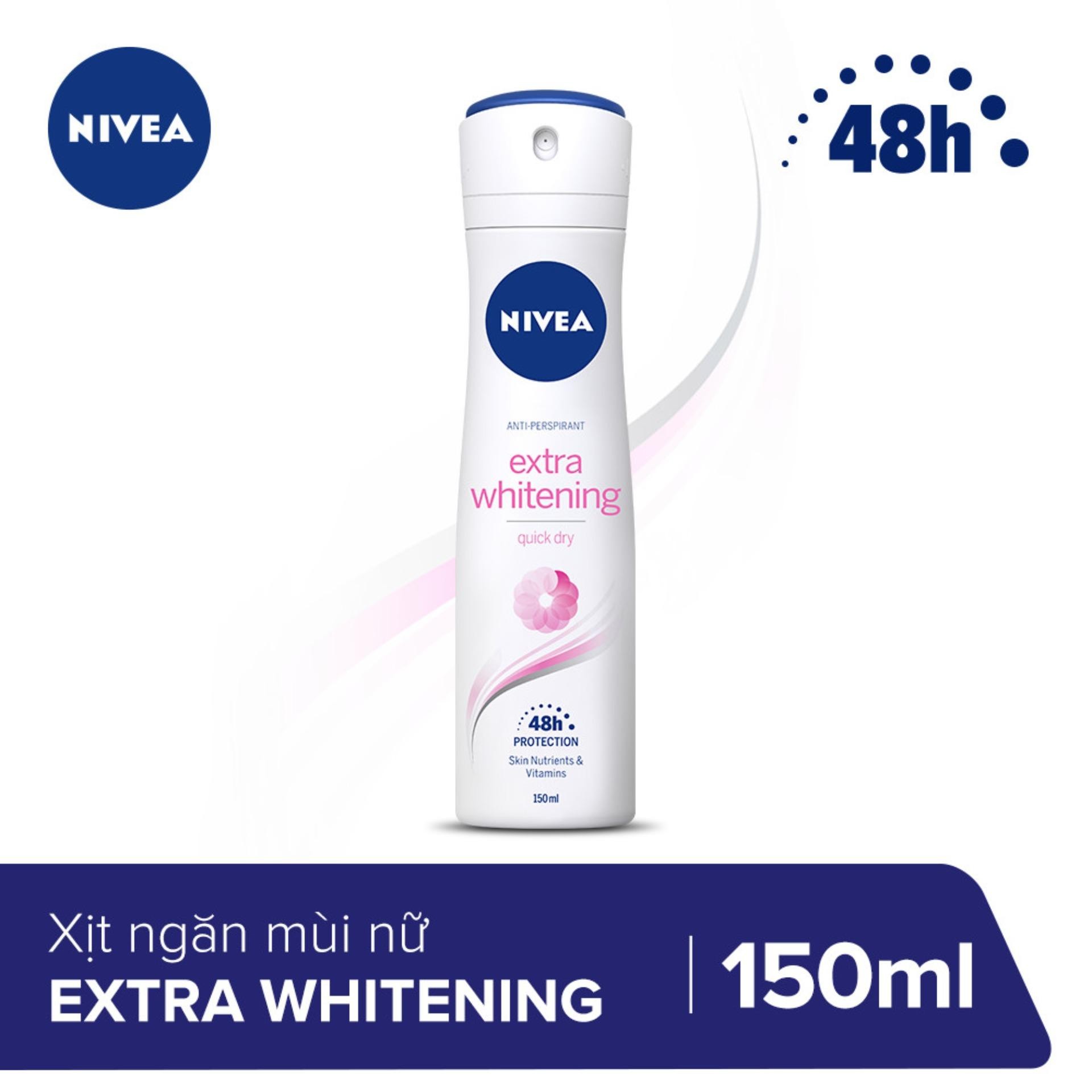 2 CHAI XỊT KHỬ MÙI NIVEA NỮ - 150ML/CHAI - THÁI LAN