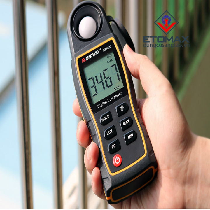 Máy Đo Cường Độ Ánh Sáng kĩ thuật số SNDWAY 582