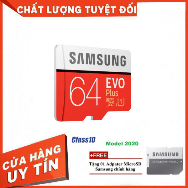 Thẻ Nhớ MicroSDXC Samsung EVO Plus U1 64GB 100MB/s MB-MC64H 2020 - Bảo Hành 5 Năm
