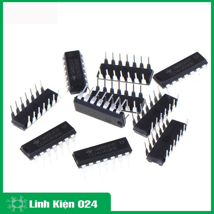 IC CD4069BE DIP14 / SOP14 tiêu thụ điện năng thấp