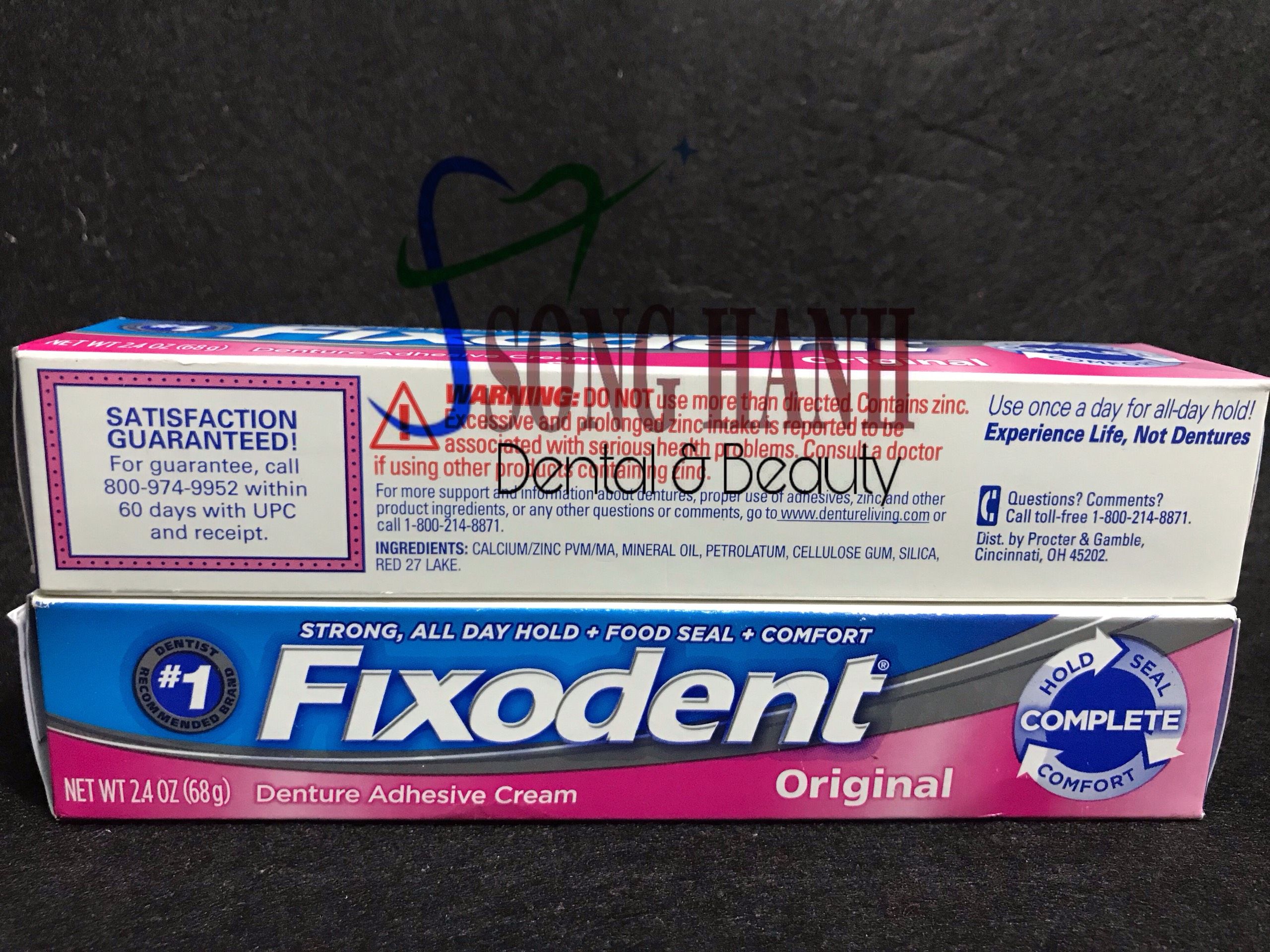 Keo dán hàm giả Fixodent