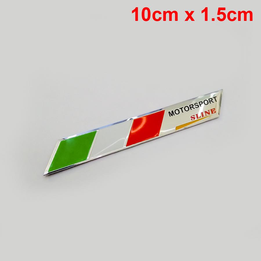 Tem dán xe Nhôm nổi CNC - ITALY S29