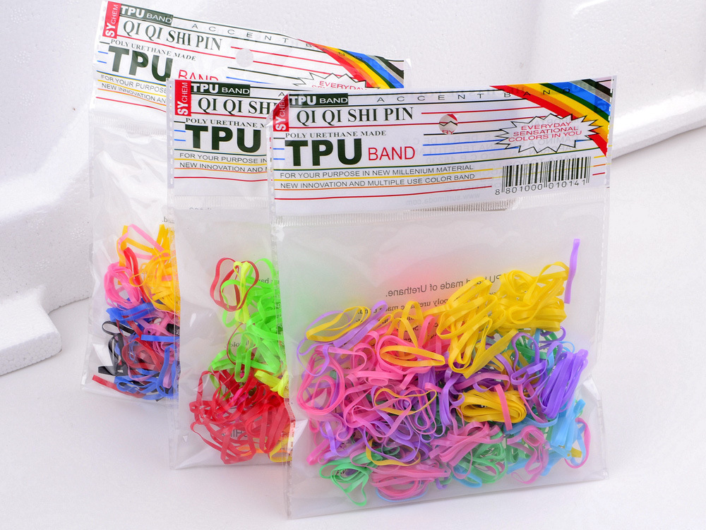 Combo 300 Sợi Dây Thun Cột Tóc Nhiều Màu