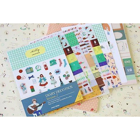 Sticker Diary deco pack (09 tờ)