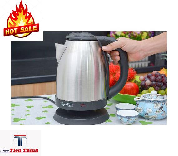 Ấm siêu tốc, ấm điện đun nước,ấm siêu tốc mini,ấm inox,ấm đun nước inox - Ấm siêu tốc cao cấp 1.7L , sử dụng siêu nhanh tiện dụng