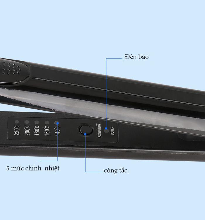 Máy duỗi tóc 5 mức chỉnh nhiệt KEMEI 2139