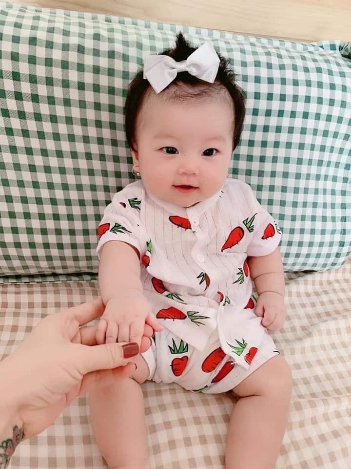 Bộ cotton giấy siêu mát cho bé 4-16kg