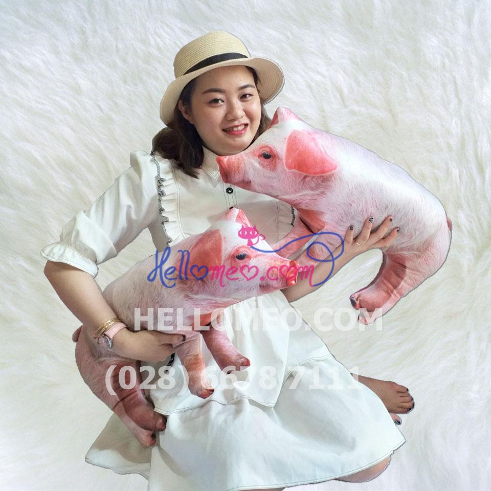 Gối Ôm 3d Con Heo Cho Bé