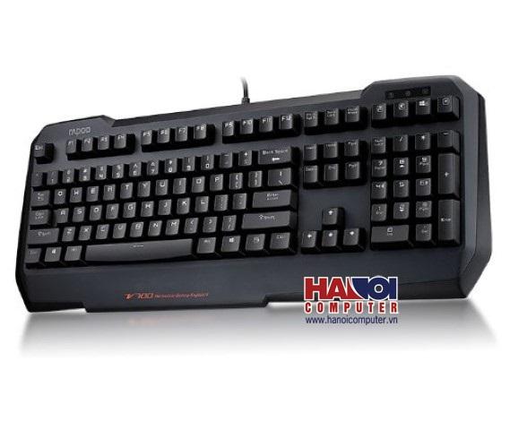 Bàn Phím Rapoo V700 Mechanical Yellow switch Fullsize black