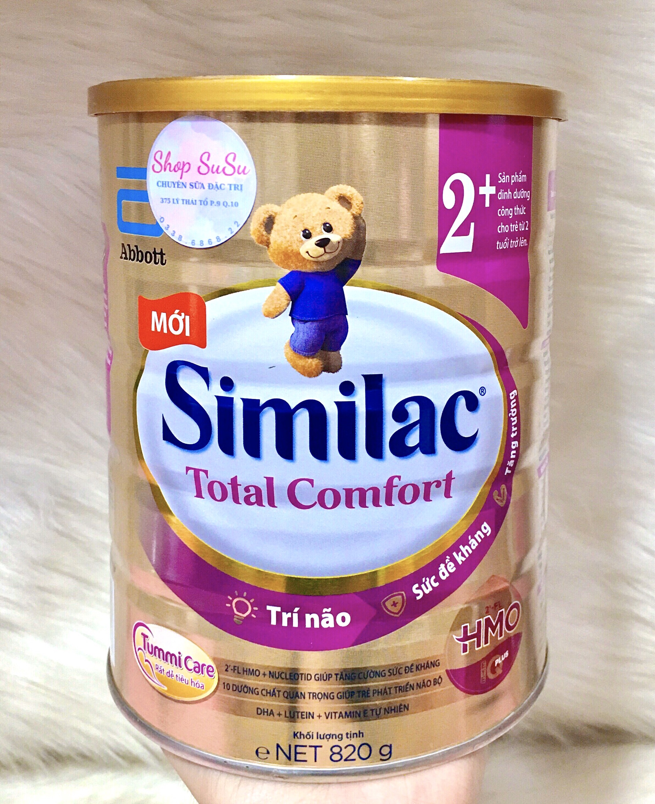 Sữa Similac Total Comfort 2+ HMO 820g (2 tuổi trở lên)