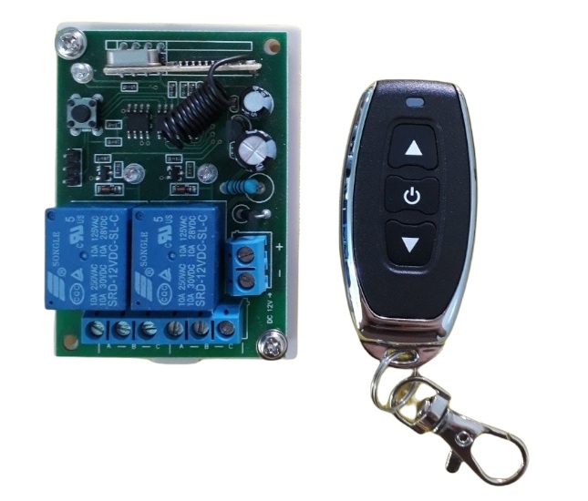 Mạch điều khiển mô tơ đảo chiều động cơ 12V 10A + Remote