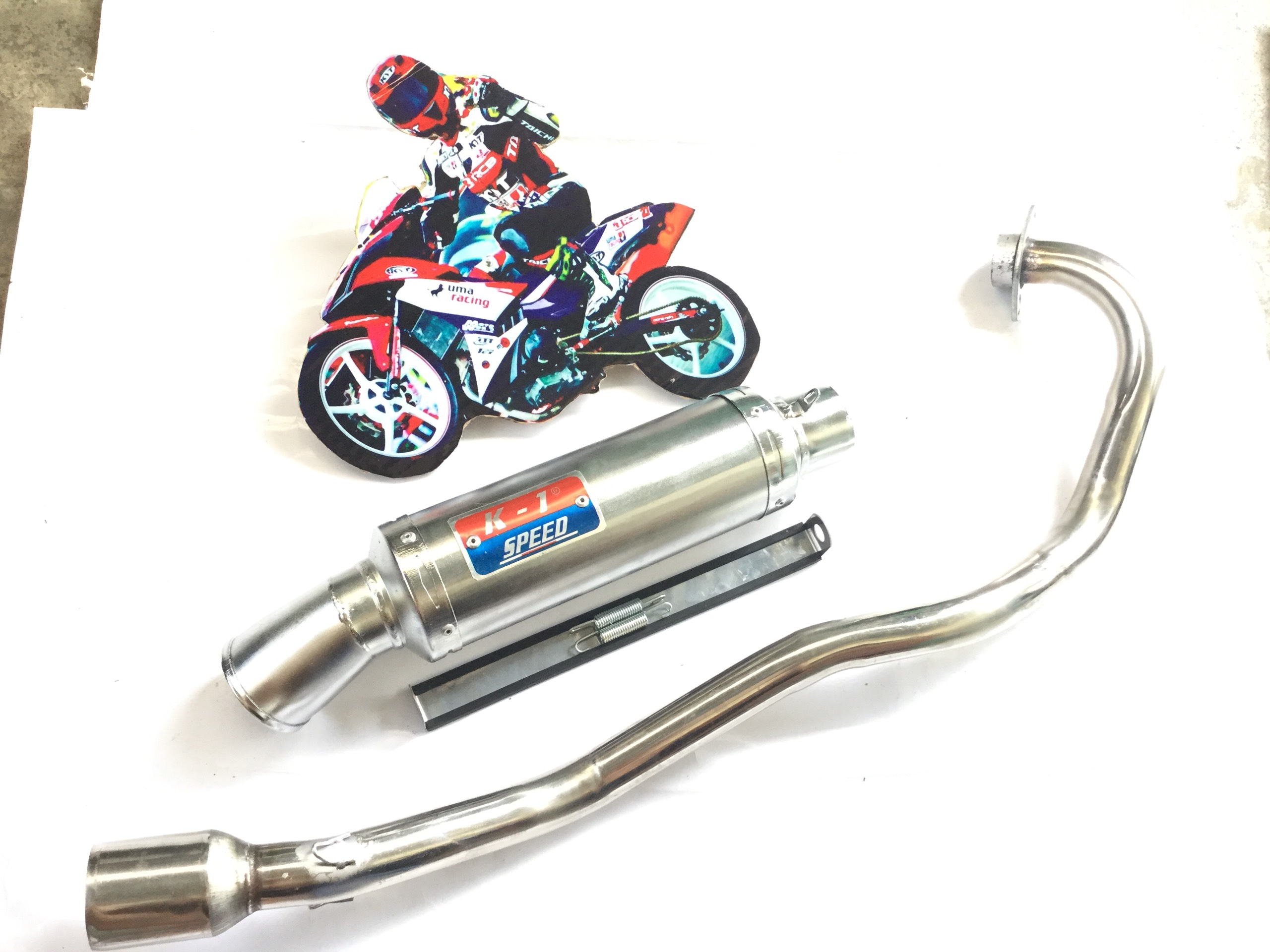 Bộ pô k1 trắng full cổ raider, satria, gsx,...,Sản Phẩm Chất Lượng, Gian Hàng Uy Tín, Giá Cả Cực Tốt, Mua Ngay.