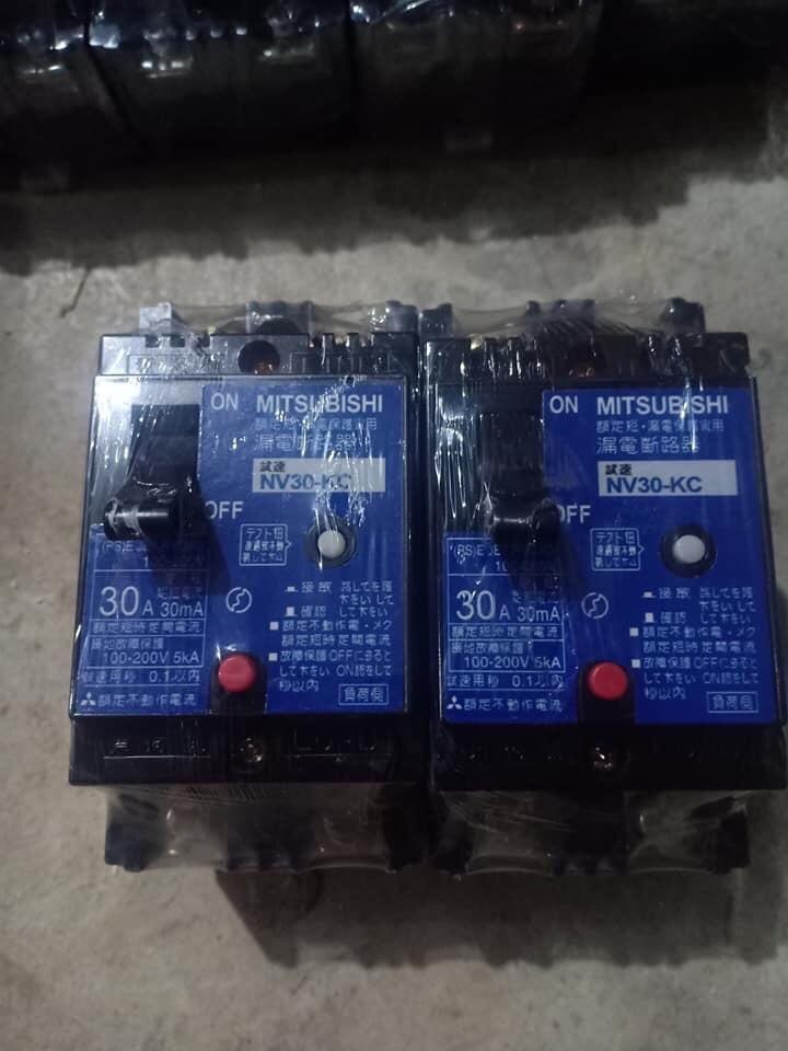 Aptomat chống giật nội địa Nhật Mitsubishi 30A