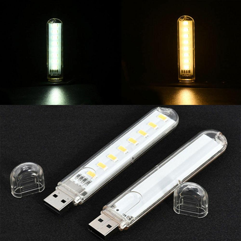 ĐÈN USB TRONG SUỐT 8 LED SIÊU SÁNG