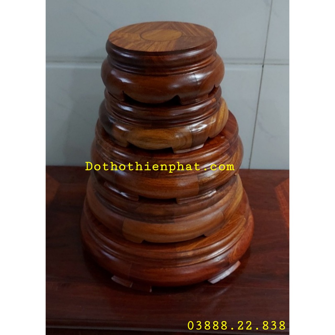 [HCM]Đôn Gỗ Hương Nhiều Kích Thước