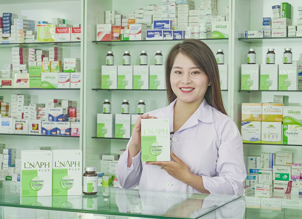 Viên Uống L’naph Plus - Cân Bằng Nội Tiết Tố, Giảm Nám, Sáng Da Hồng Hào