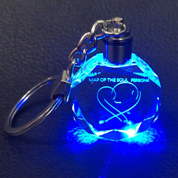 Móc khóa BTS persona Map of soul móc treo thủy tinh phát sáng móc khóa acrylic keychain mica cute đẹp dễ thương anime idol army