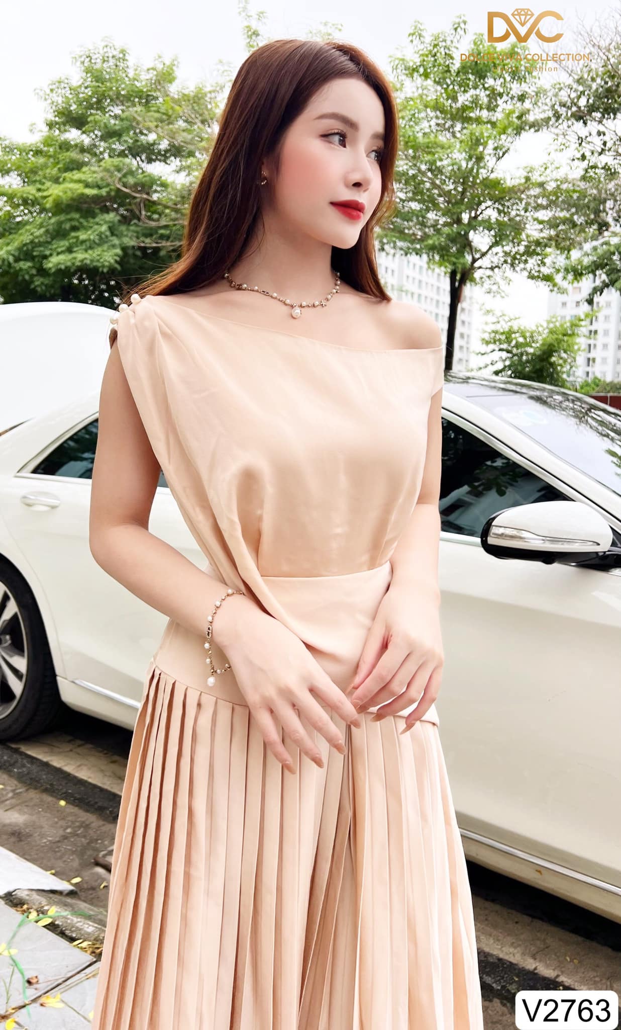 [Nhập RS0822 giảm 30k cho đơn 99k]Váy lụa sang chảnh