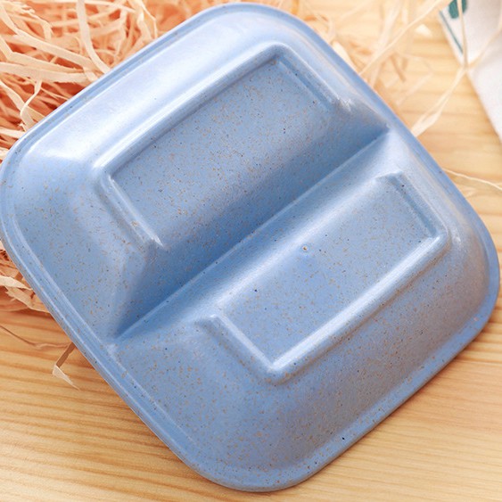 [HCM]Chén Đựng Nước Chấm Gia Vị Nhựa Lúa Mạch 2 Ngăn