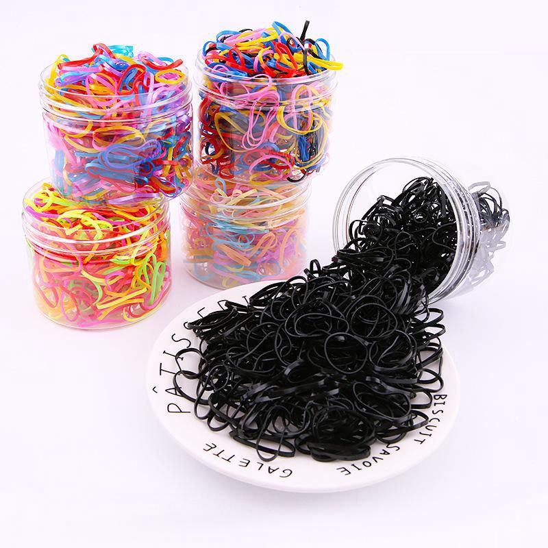 Set 300 dây thun cột tóc  dùng một lần