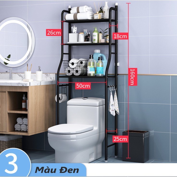 Kệ Bồn Cầu 3 Tầng
