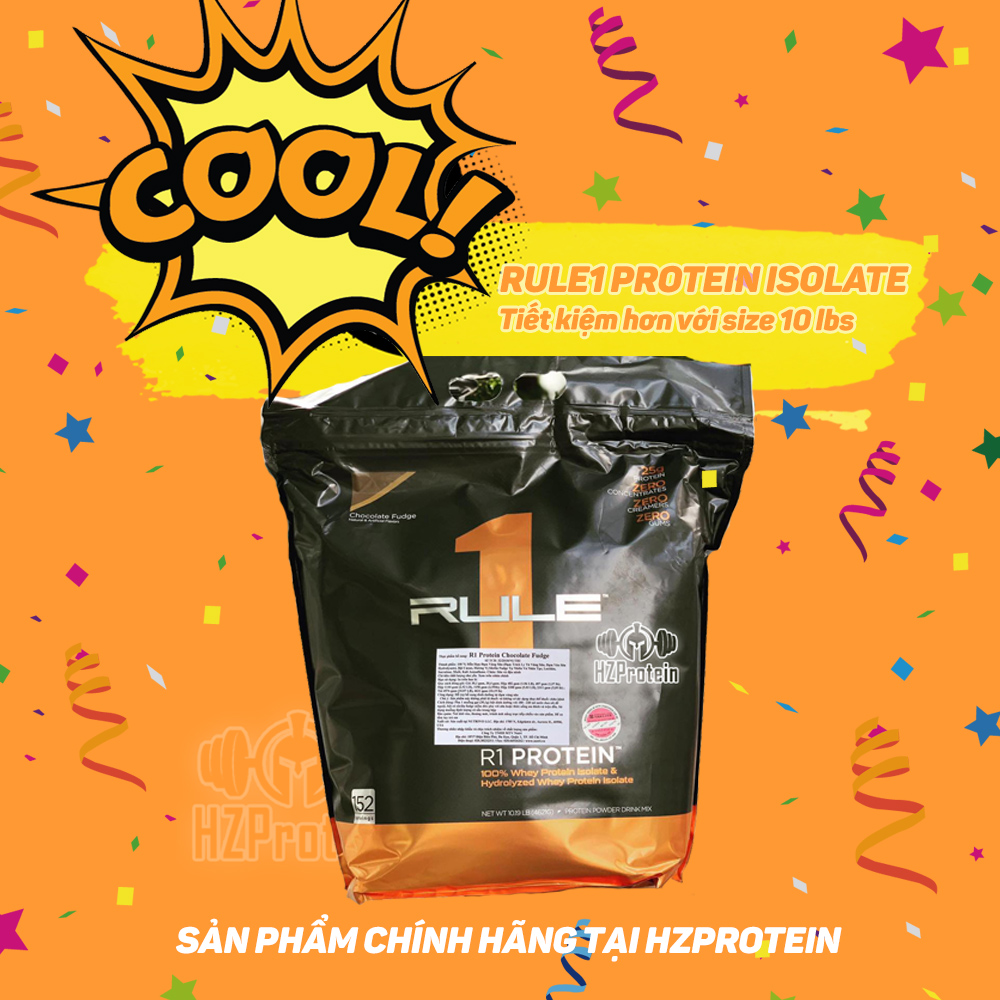 [HCM] RULE1 PROTEIN ISOLATE WHEY - SỮA TĂNG CƠ CHẤT LƯỢNG (10 LBS)