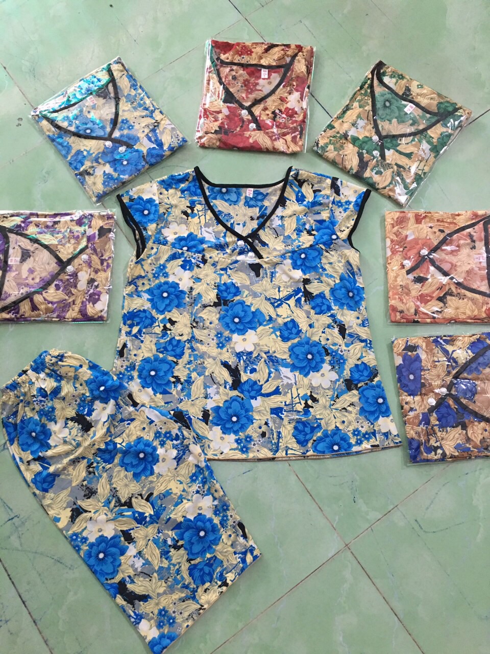 Bộ thun lạnh trung tuổi(size40-60kg)