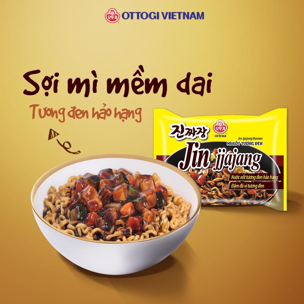 Mì Xốt tương đen OTTOGI 135g
