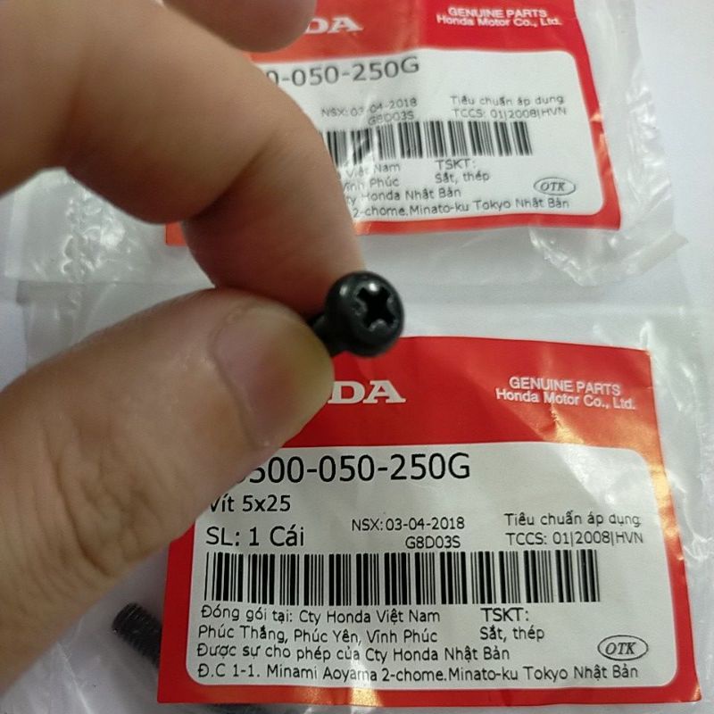 Ốc cùm ga Honda