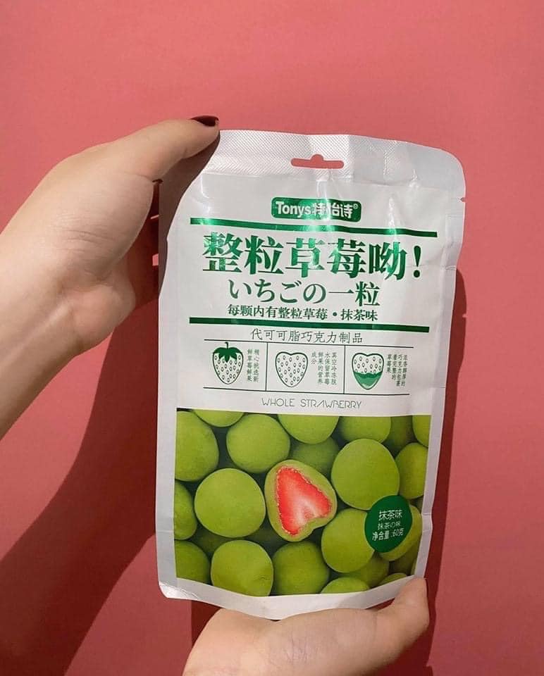 Socola Bọc Dâu Tây Sấy Gói 60g