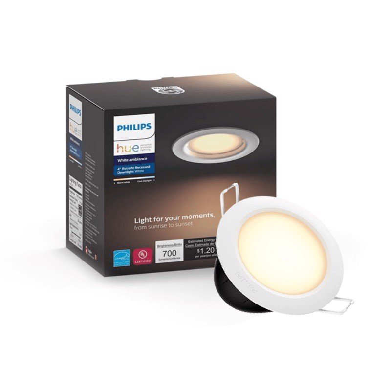 Bóng đèn thông minh Philips Hue White Ambiance Dimmable LED Downlight