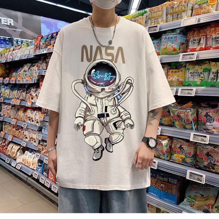 Áo thun áo phông PHI HÀNH GIA NASA - Tokyo Shop Tay Lỡ Form Rộng Áo thun áo phông Nam Nữ Unisex Thời Trang Hàn Quốc Độc Đẹp Vải Dày Mịn Thoáng Mát phong cách Ulzzang Năng Động Trẻ Trung