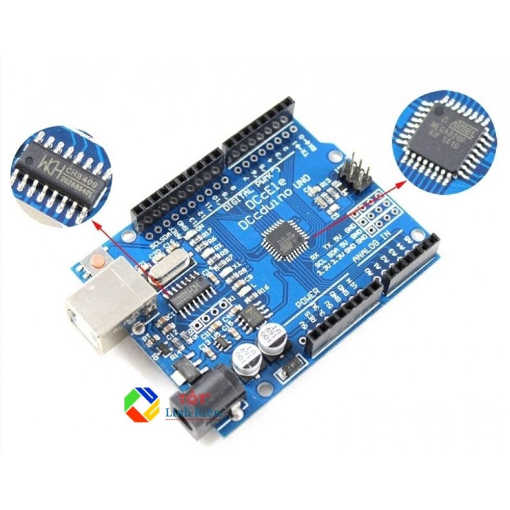 [RẺ NHẤT] Board Arduino Uno R3 SMD Chip Dán + Kèm Cáp USB