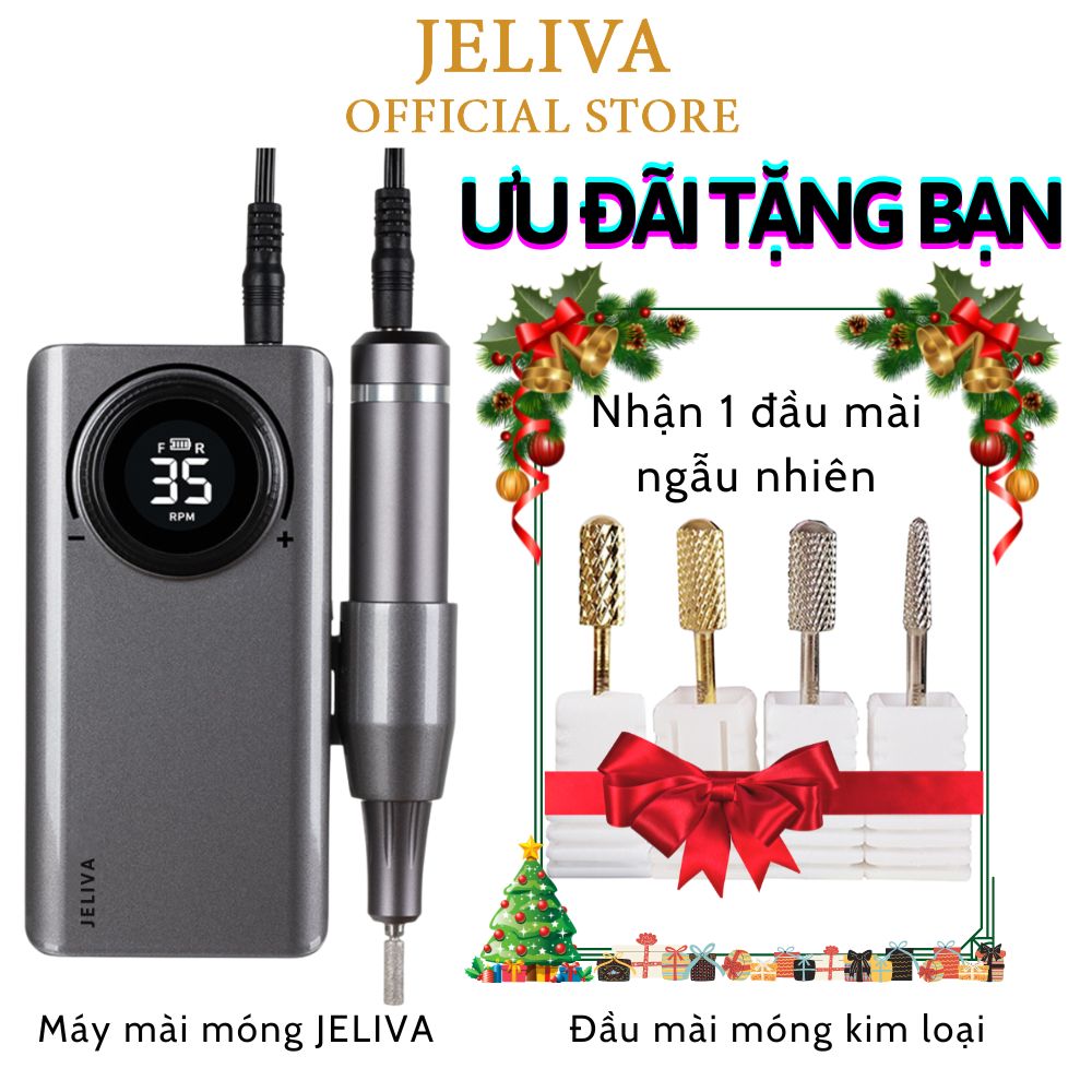 Máy mài móng tích điện cầm tay Jeliva