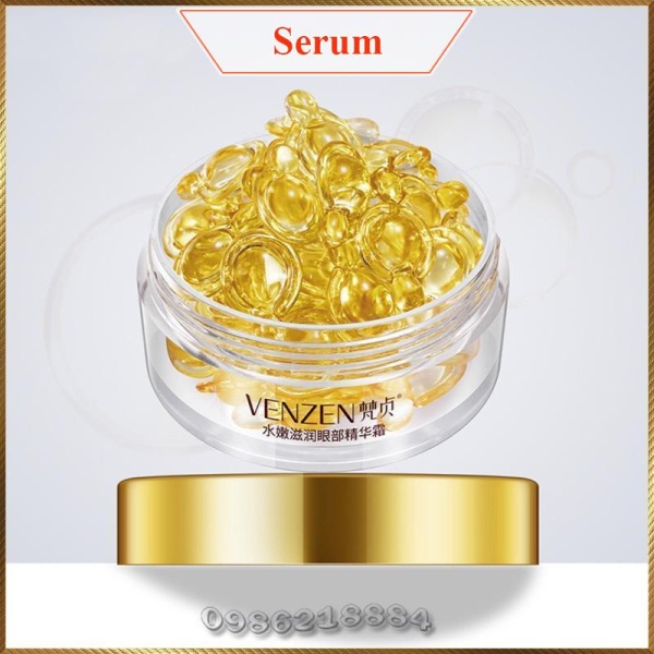 Tinh chất dưỡng ẩm mắt Venzen Bright Serum giúp phục hồi căng mịn vùng da quanh mắt VBS2