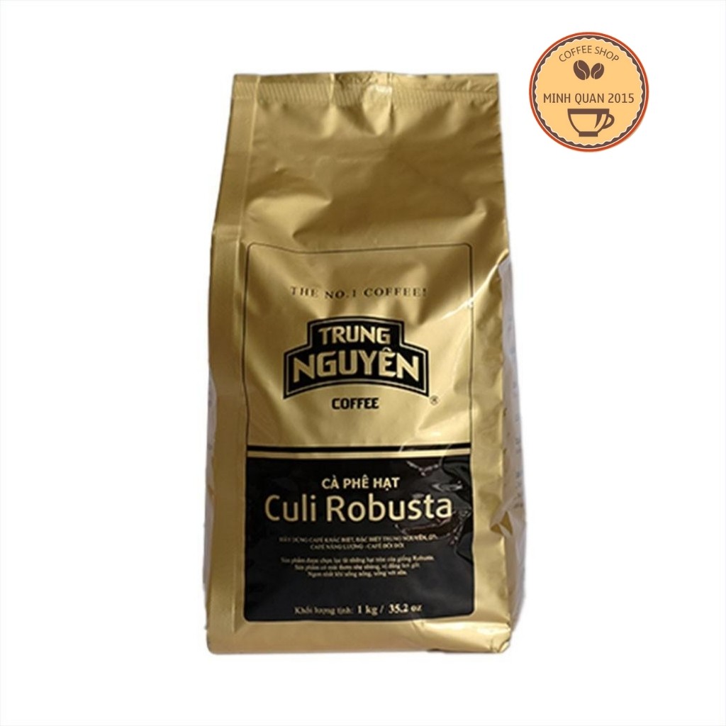 Cà Phê Hạt Culi Robusta Drip Số 1 _ Trung Nguyên Bịch 1kg