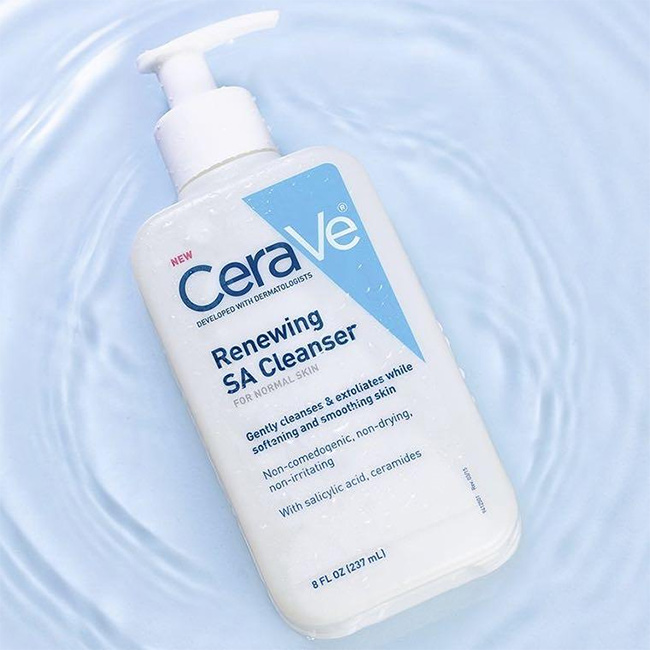 [HCM]Sữa rửa mặt CeraVe Renewing SA Cleanser 237mL