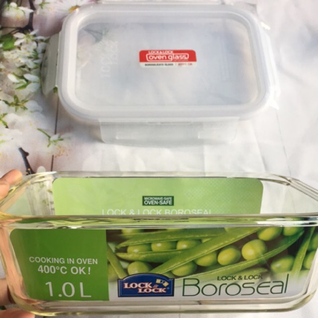 Hộp Thuỷ Tinh Lock And Lock Loại Lớn 1000 Ml/1400 Ml. Hộp Thuỷ Tinh Chịu Nhiệt Lock And Lock 1000Ml/1400Ml/1.4 L/1.4L