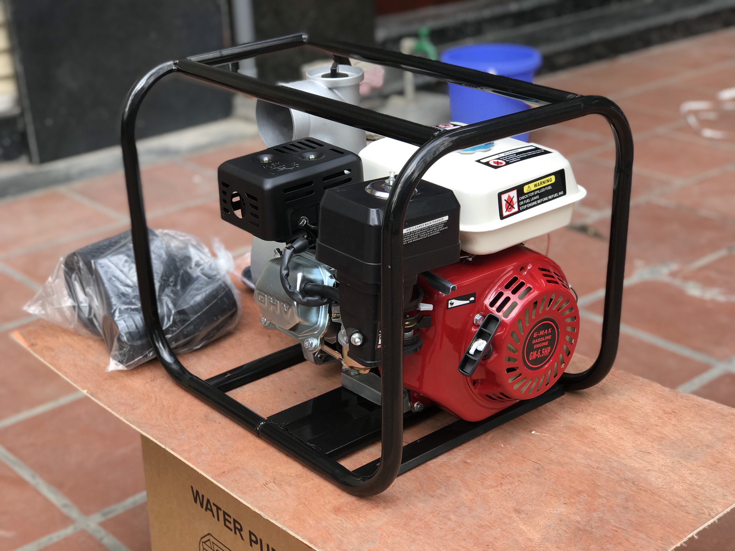 Máy Bơm Nước Chạy Xăng 6.5HP Gmax GM-80