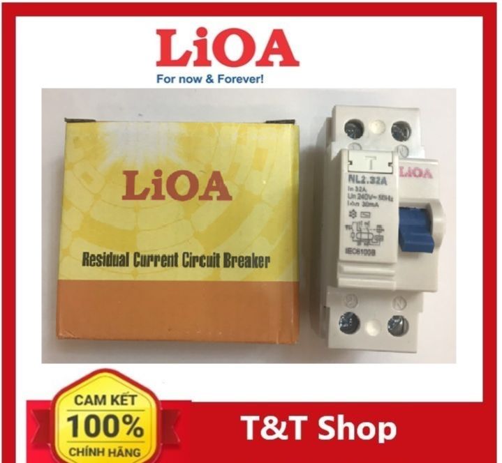 Aptomat chống giật 32A Lioa