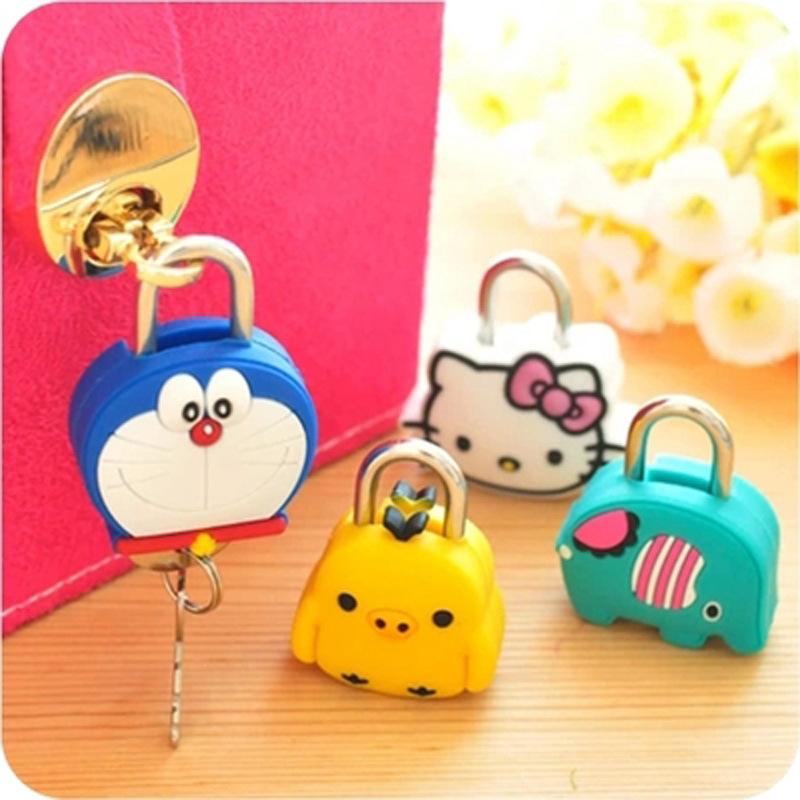 Ổ Khóa Mini Hình Thú Dễ Thương kiểu dáng độc đáo, nhỏ gọn